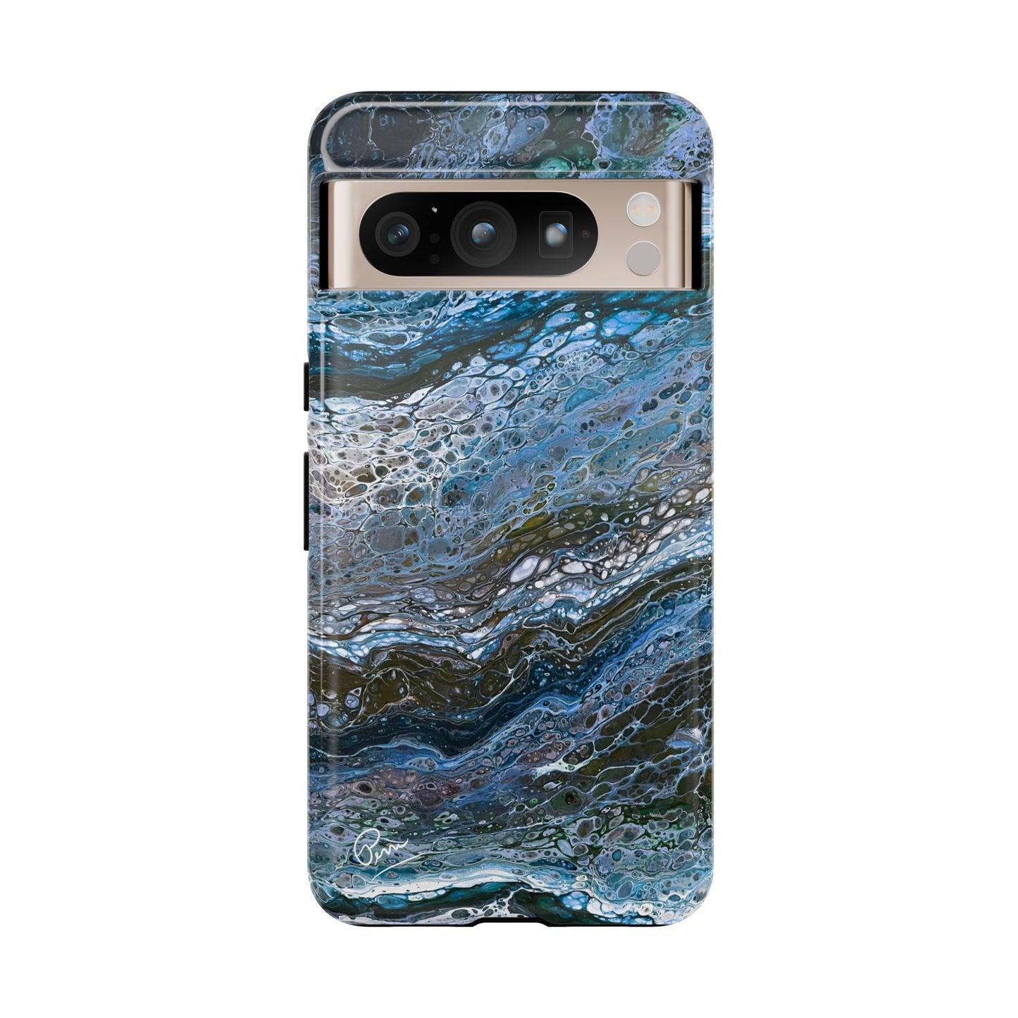Blue Waves - Arty Tough Case iPhone