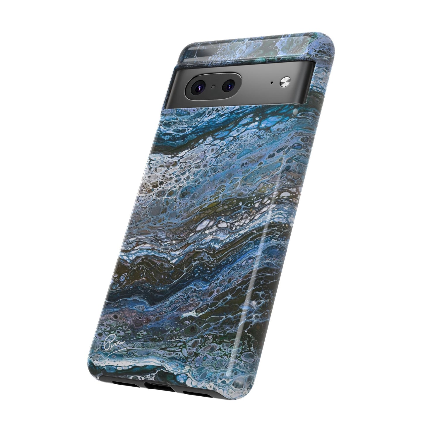 Blue Waves - Arty Tough Case iPhone