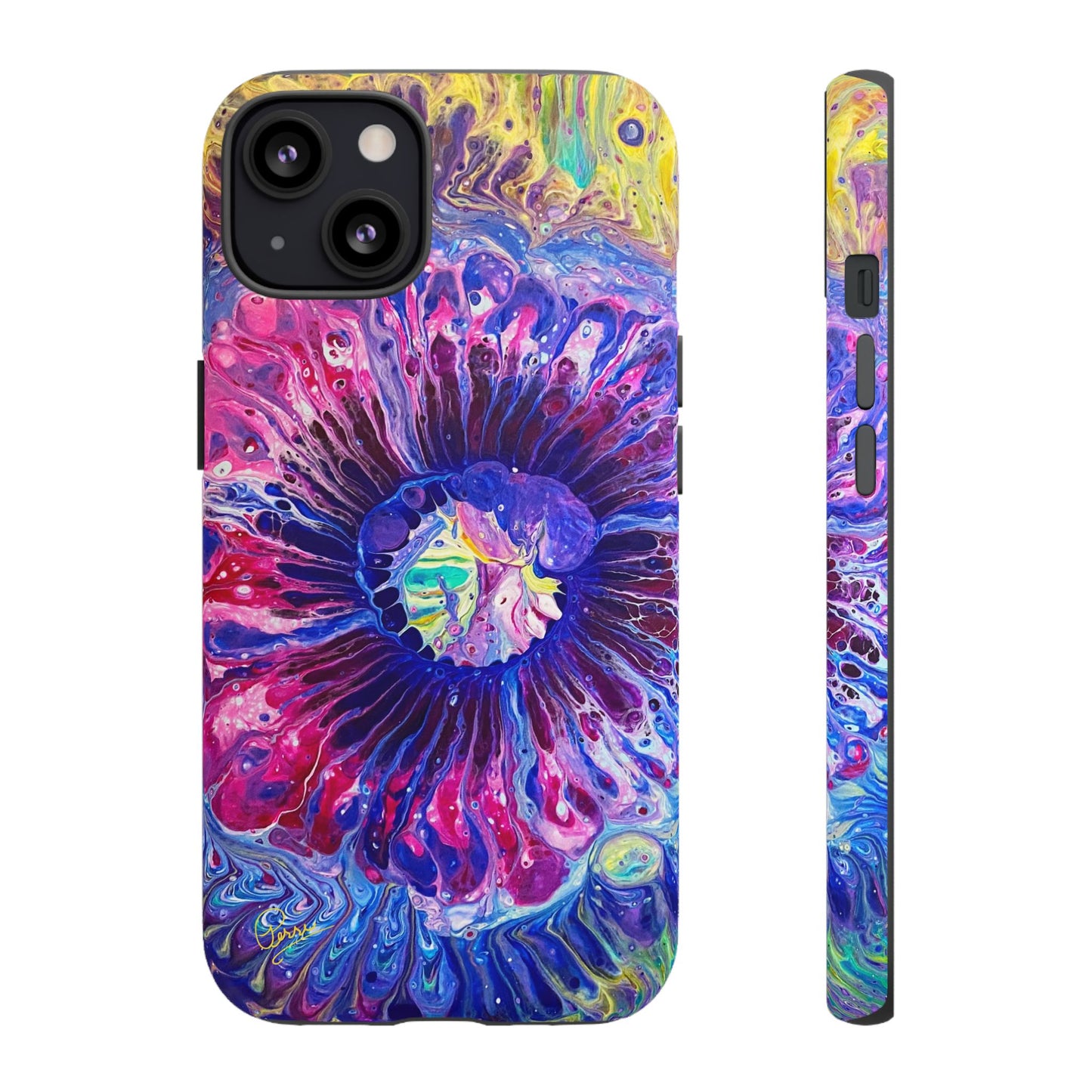 Psychedelia Flower - Arty Tough Case iPhone
