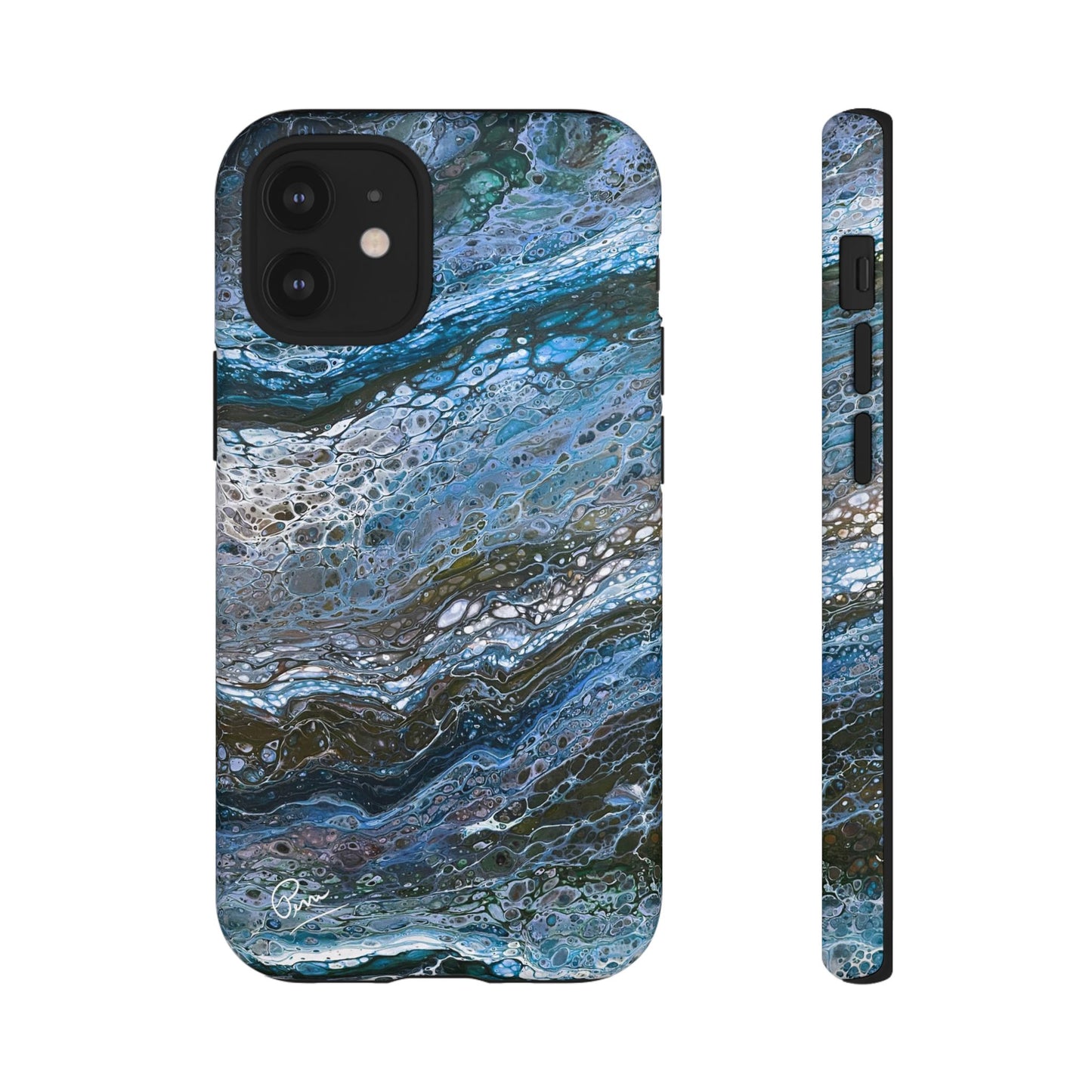 Blue Waves - Arty Tough Case iPhone