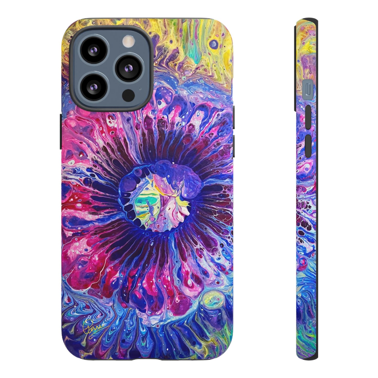 Psychedelia Flower - Arty Tough Case iPhone
