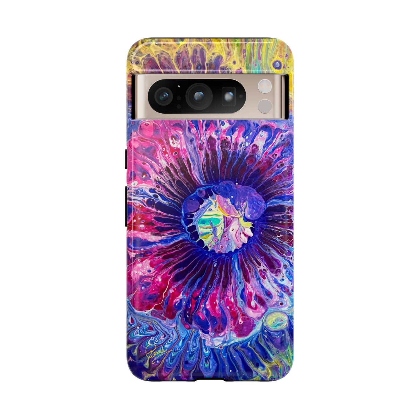 Psychedelia Flower - Arty Tough Case iPhone
