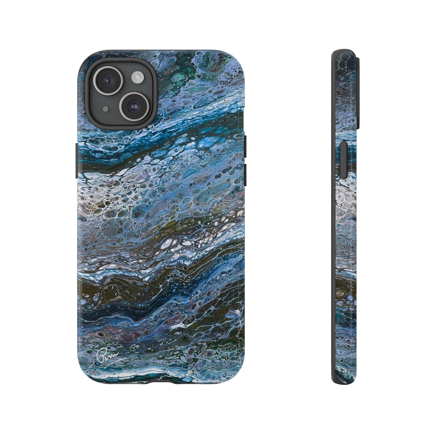 Blue Waves - Arty Tough Case iPhone