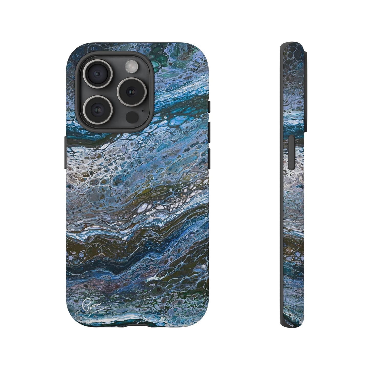 Blue Waves - Arty Tough Case iPhone