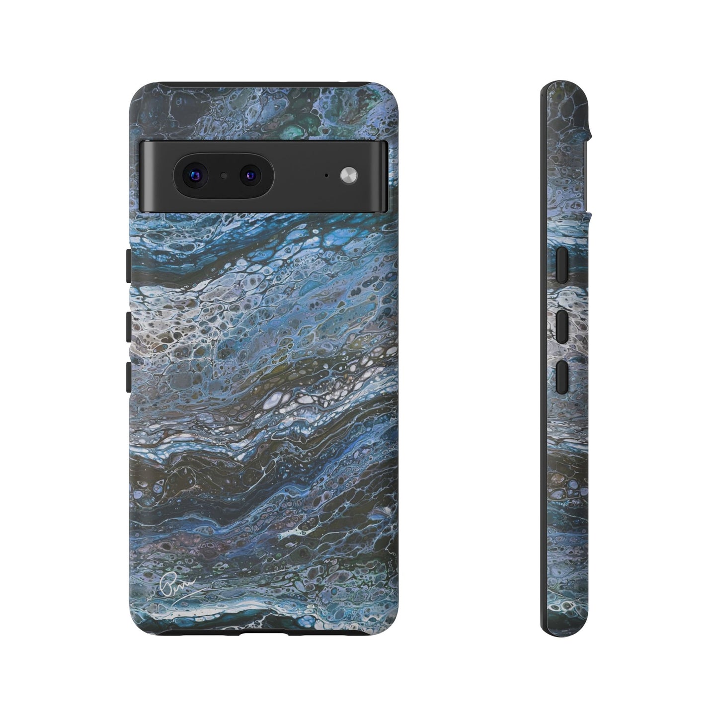 Blue Waves - Arty Tough Case iPhone