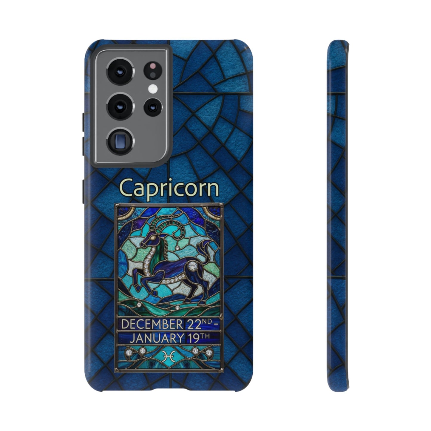 Capricorn Zodiac Stained - Arty Phone Case