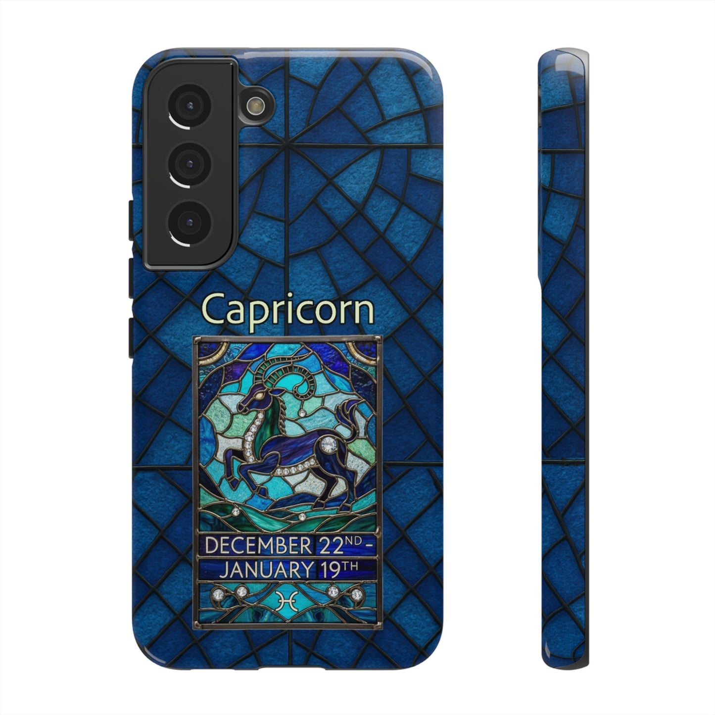 Capricorn Zodiac Stained - Arty Phone Case