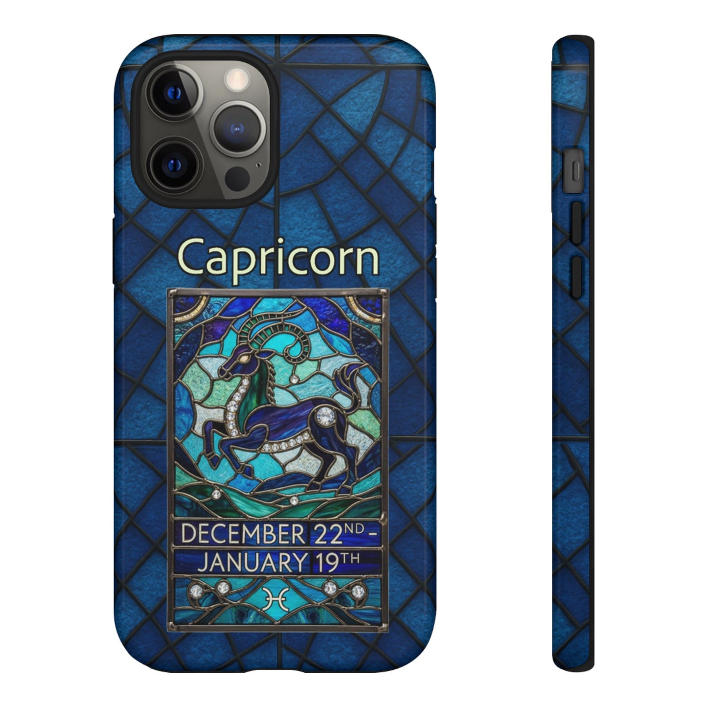 Capricorn Zodiac Stained - Arty Phone Case
