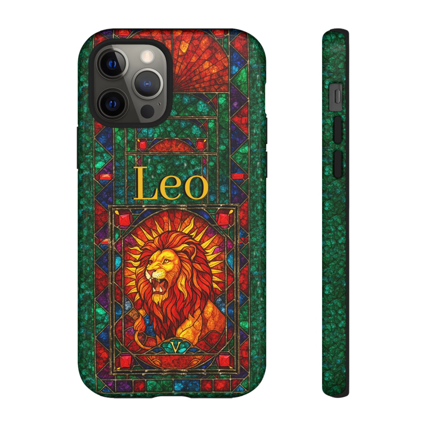 Leo Zodiac Stained Glass - Arty Phone Case