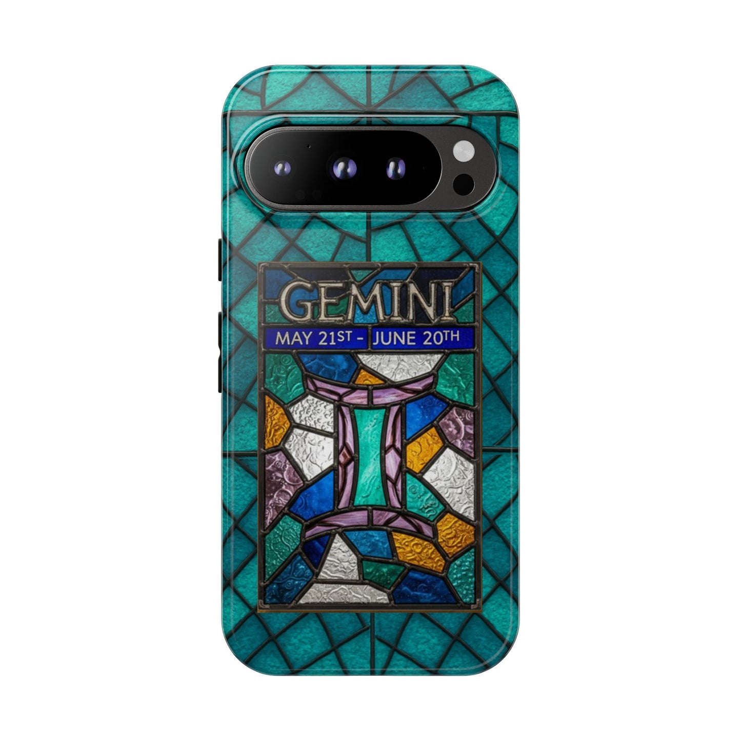 Gemini Zodiac Stained Glass - Arty Phone Case