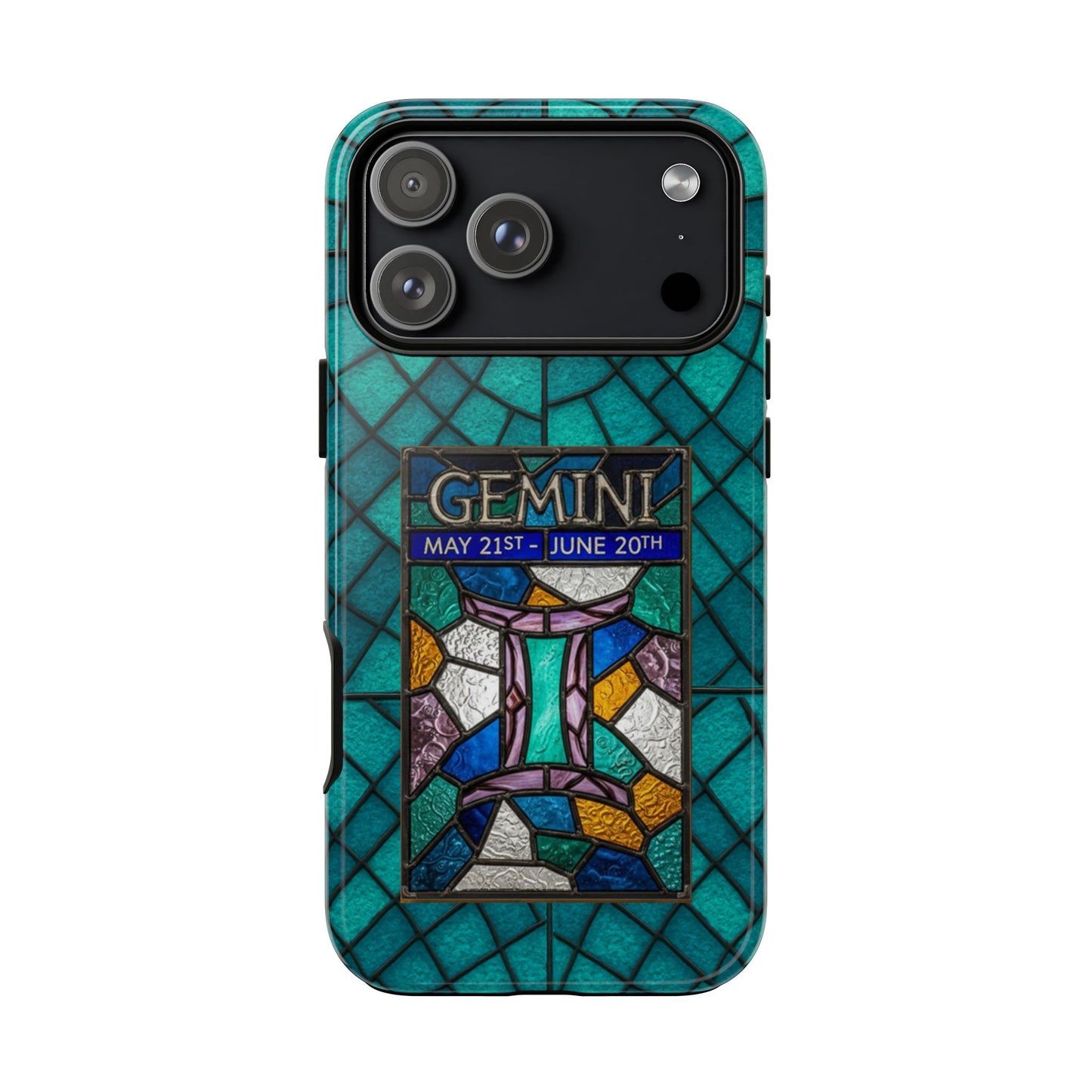 Gemini Zodiac Stained Glass - Arty Phone Case