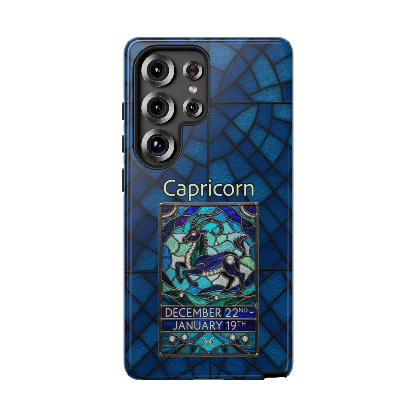 Capricorn Zodiac Stained - Arty Phone Case