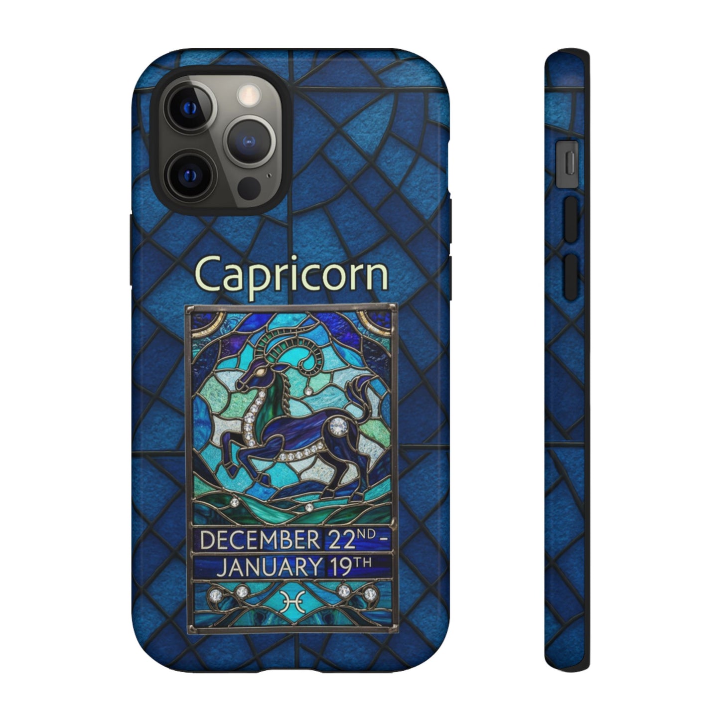 Capricorn Zodiac Stained - Arty Phone Case