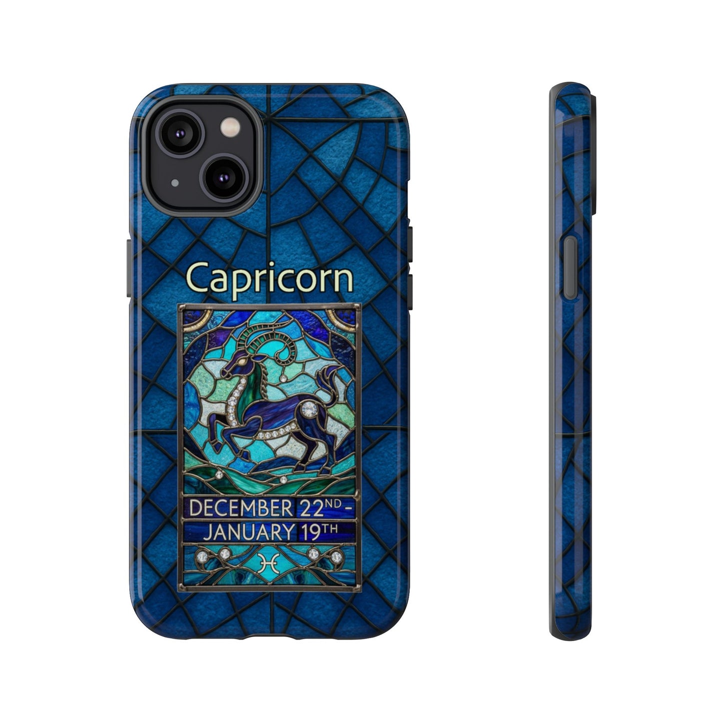Capricorn Zodiac Stained - Arty Phone Case