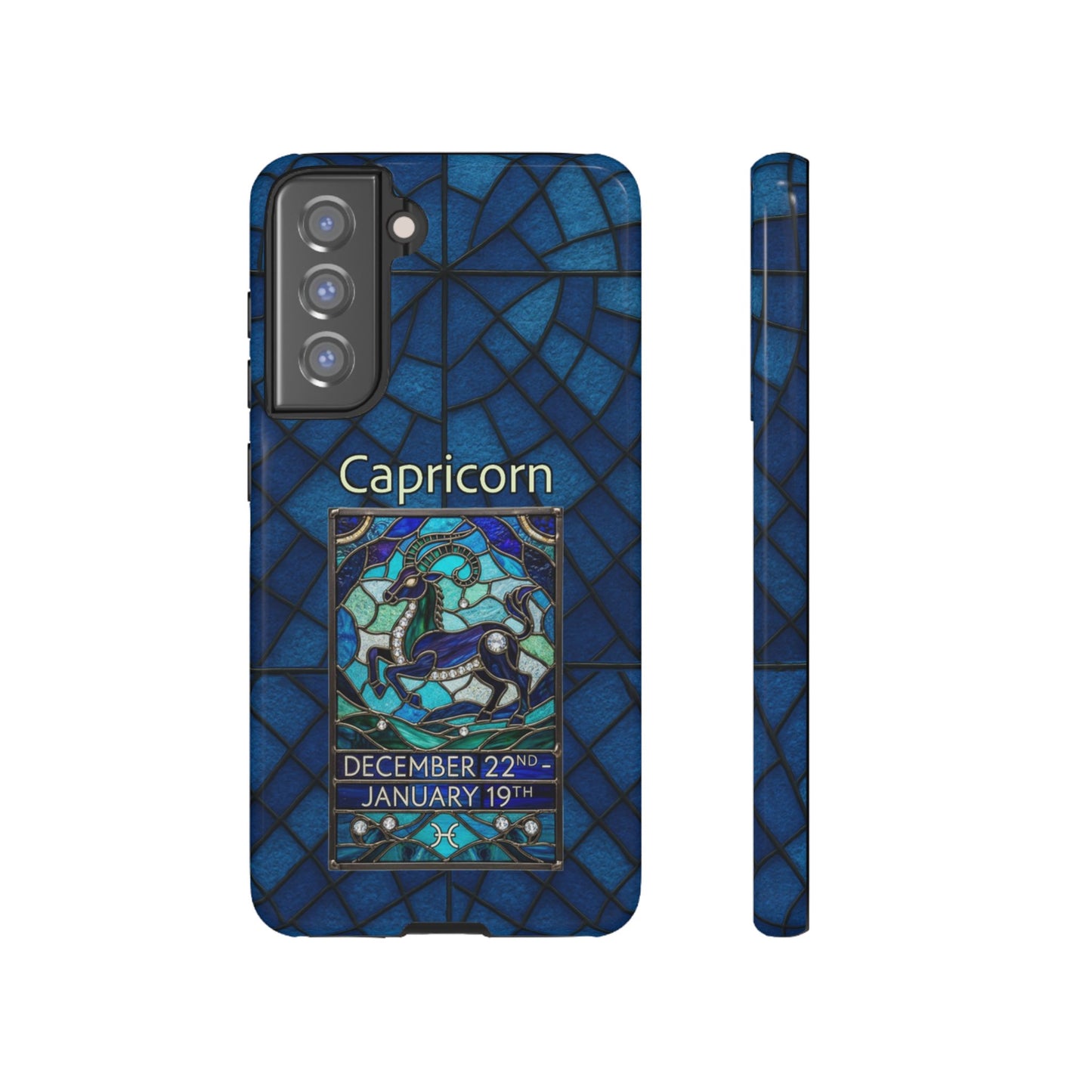 Capricorn Zodiac Stained - Arty Phone Case
