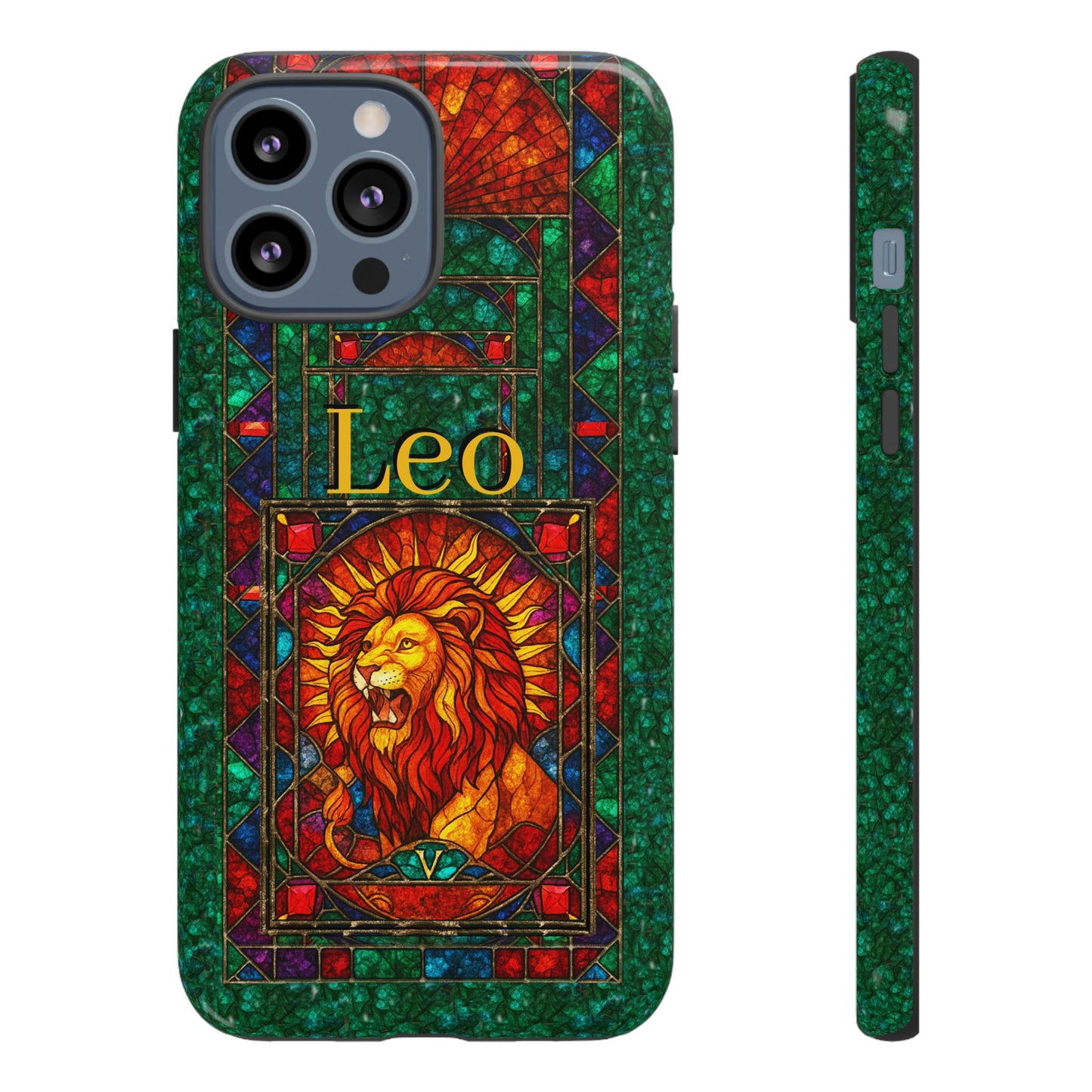 Leo Zodiac Stained Glass - Arty Phone Case
