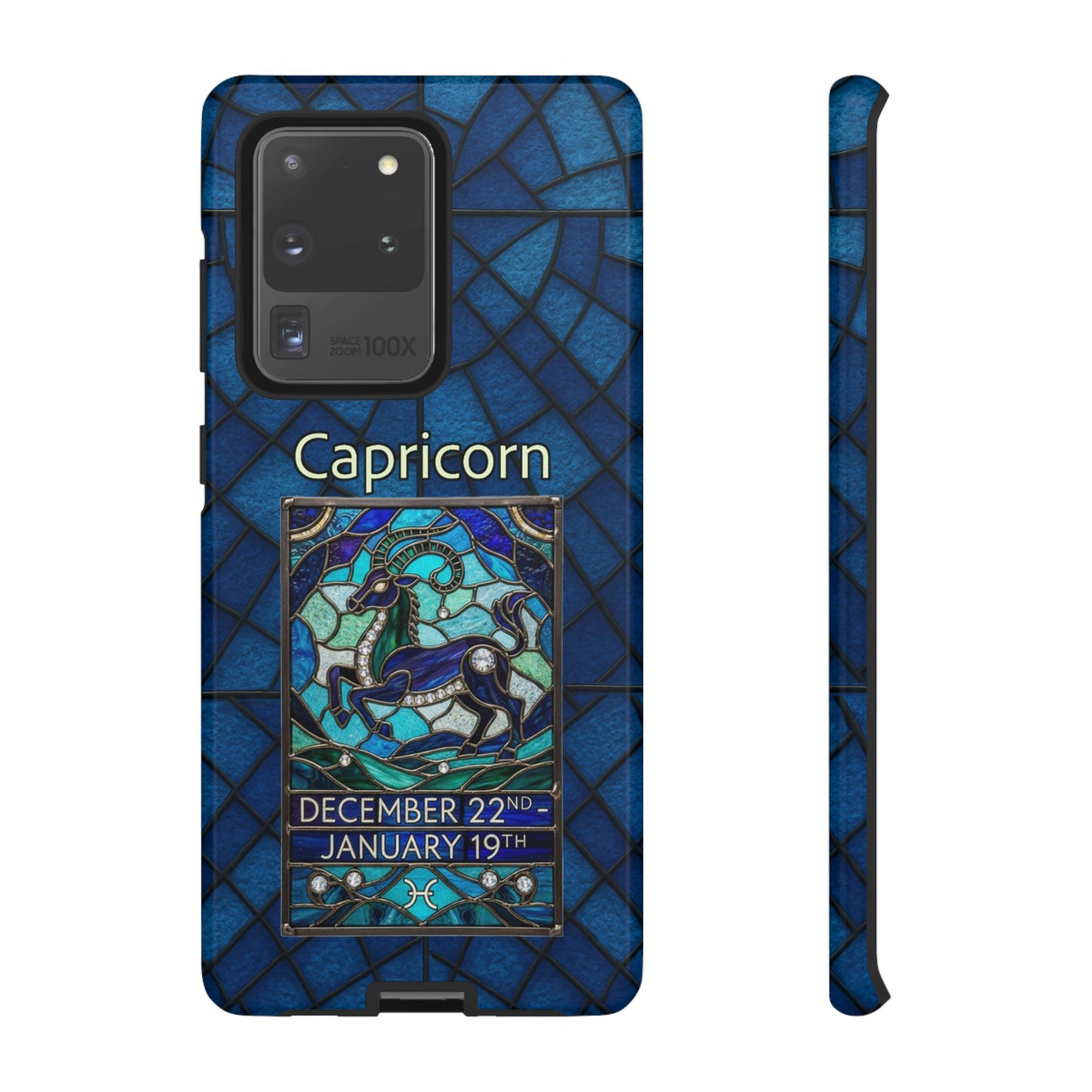 Capricorn Zodiac Stained - Arty Phone Case