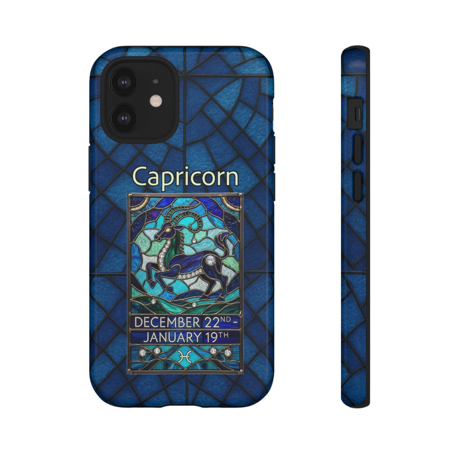 Capricorn Zodiac Stained - Arty Phone Case