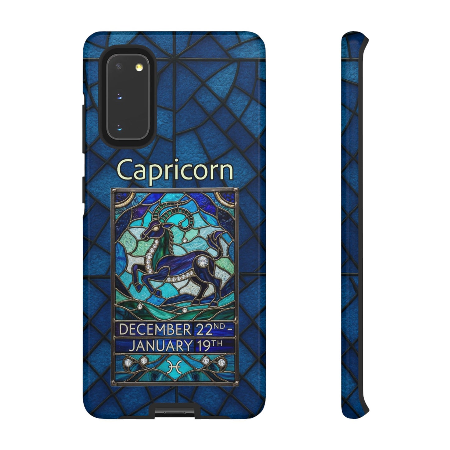 Capricorn Zodiac Stained - Arty Phone Case