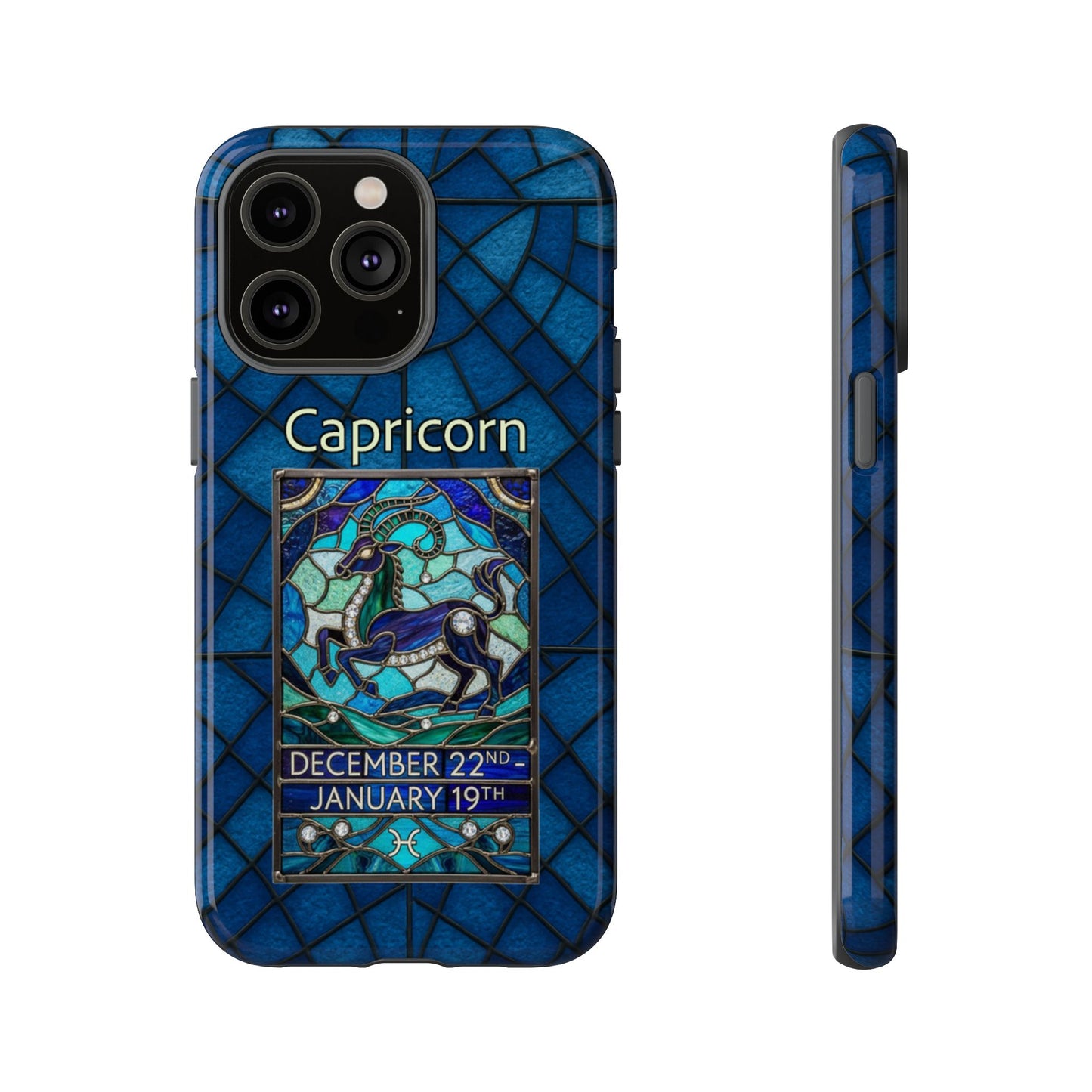 Capricorn Zodiac Stained - Arty Phone Case