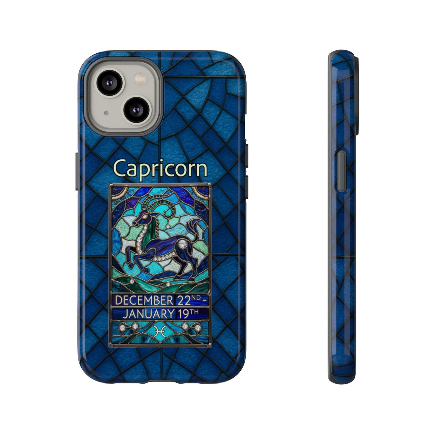 Capricorn Zodiac Stained - Arty Phone Case