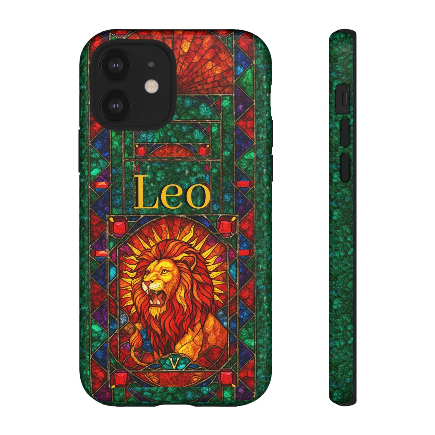 Leo Zodiac Stained Glass - Arty Phone Case