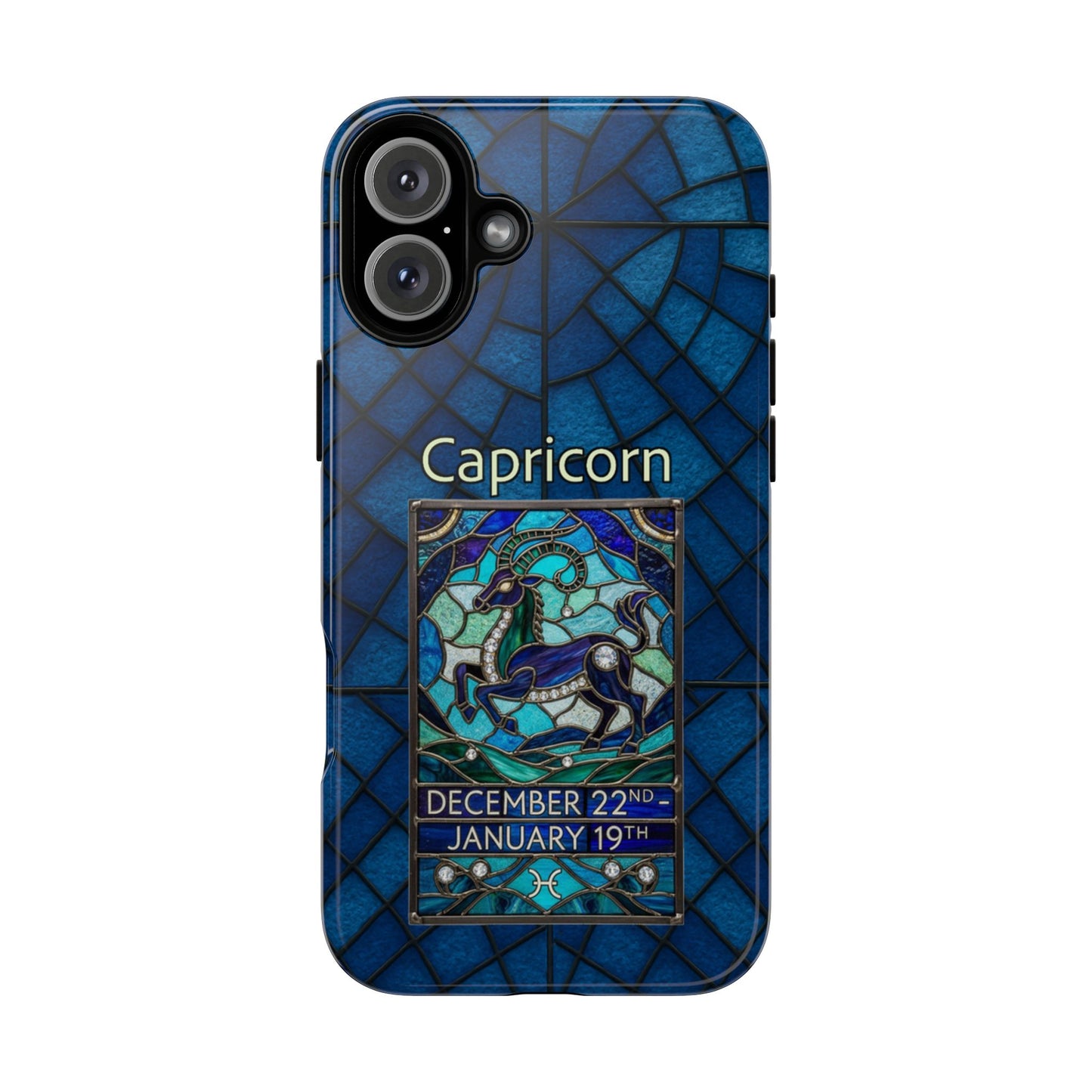 Capricorn Zodiac Stained - Arty Phone Case