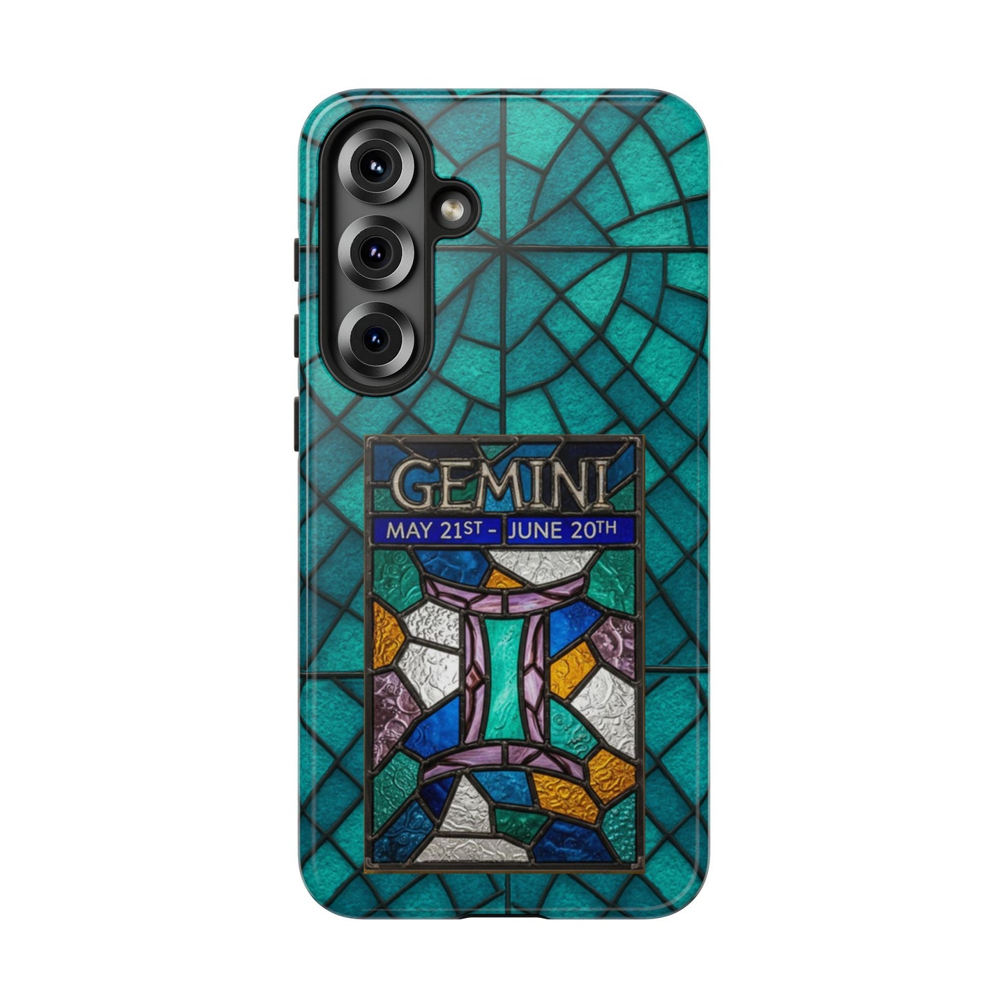 Gemini Zodiac Stained Glass - Arty Phone Case