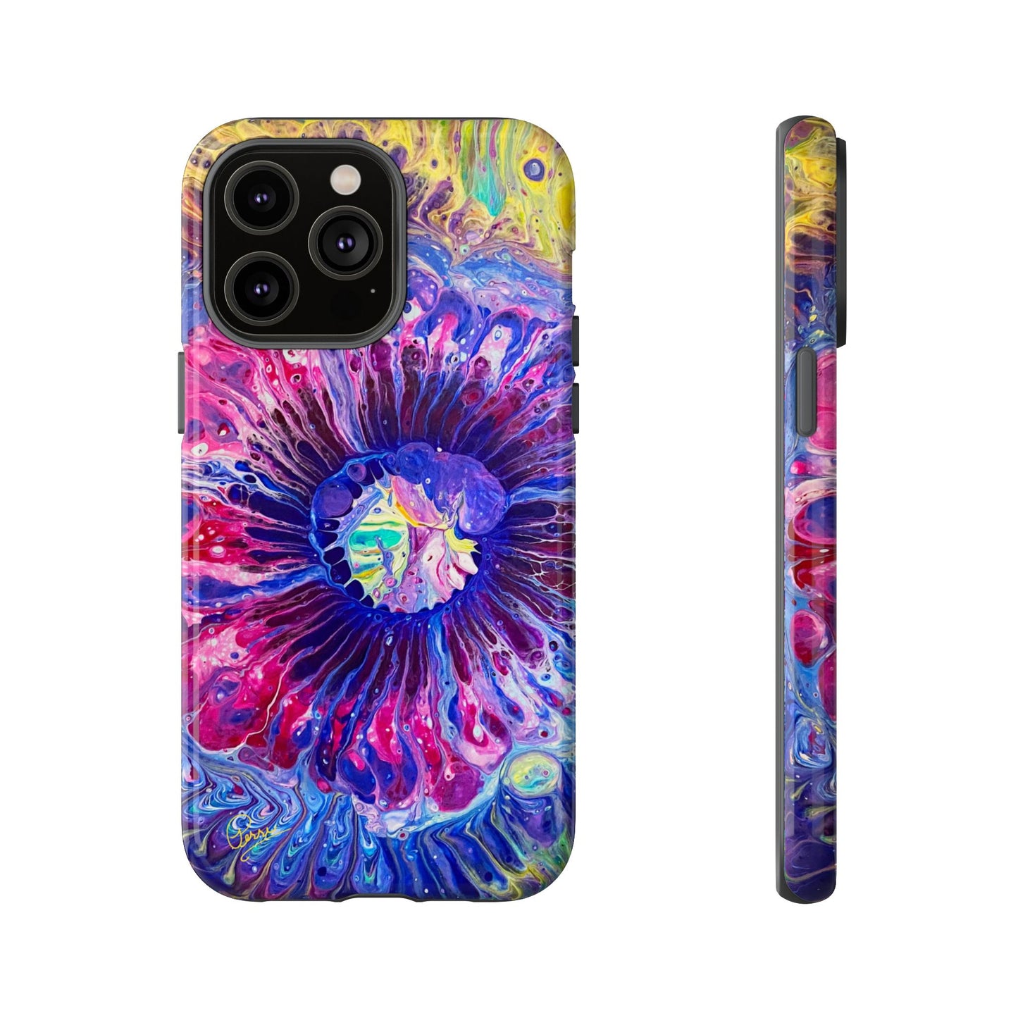 Psychedelia Flower - Arty Tough Case iPhone