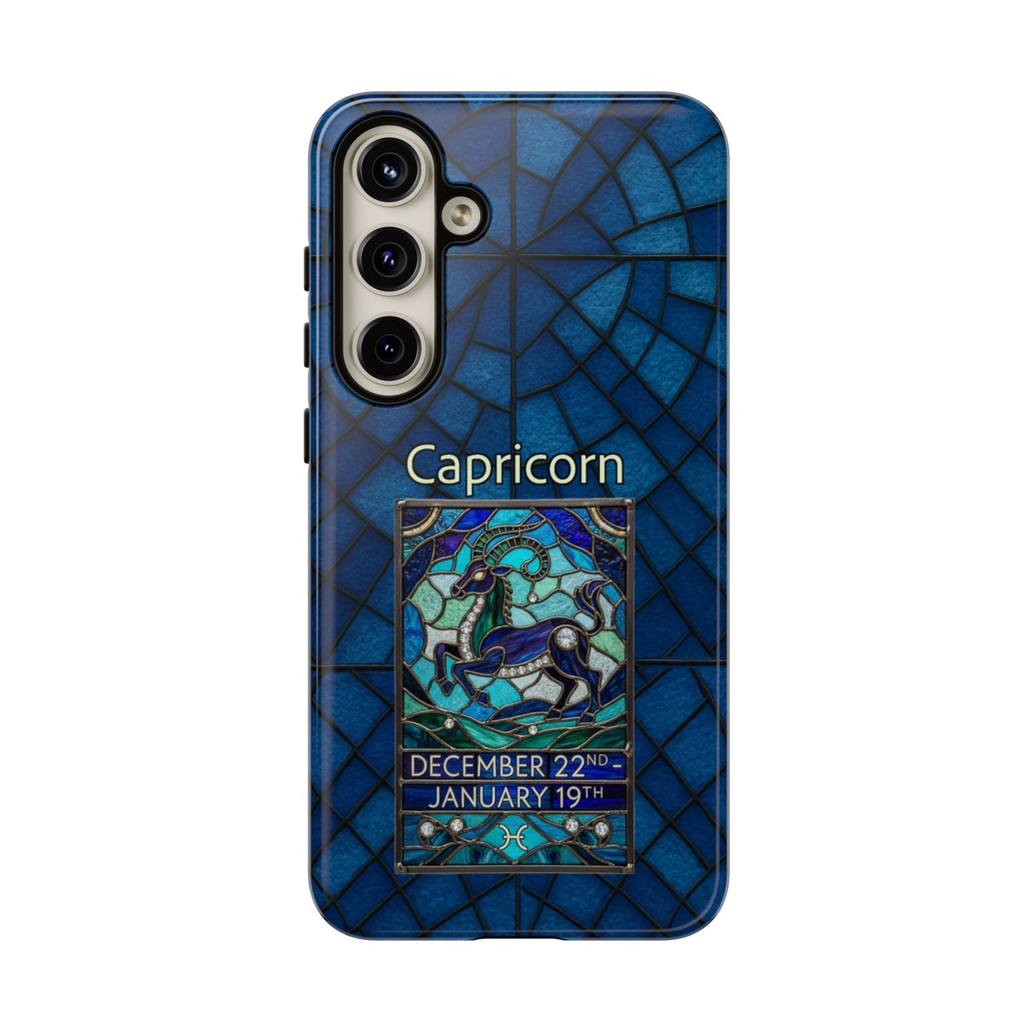 Capricorn Zodiac Stained - Arty Phone Case