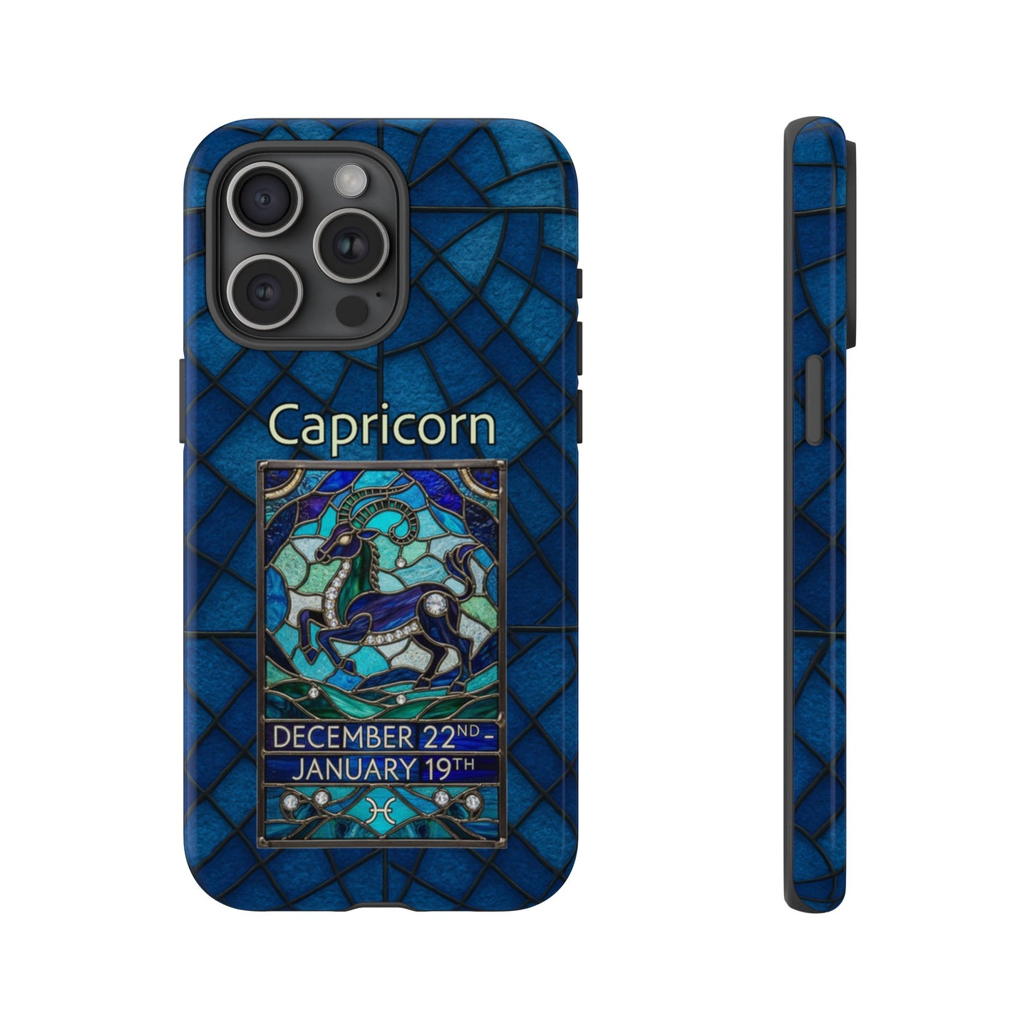 Capricorn Zodiac Stained - Arty Phone Case