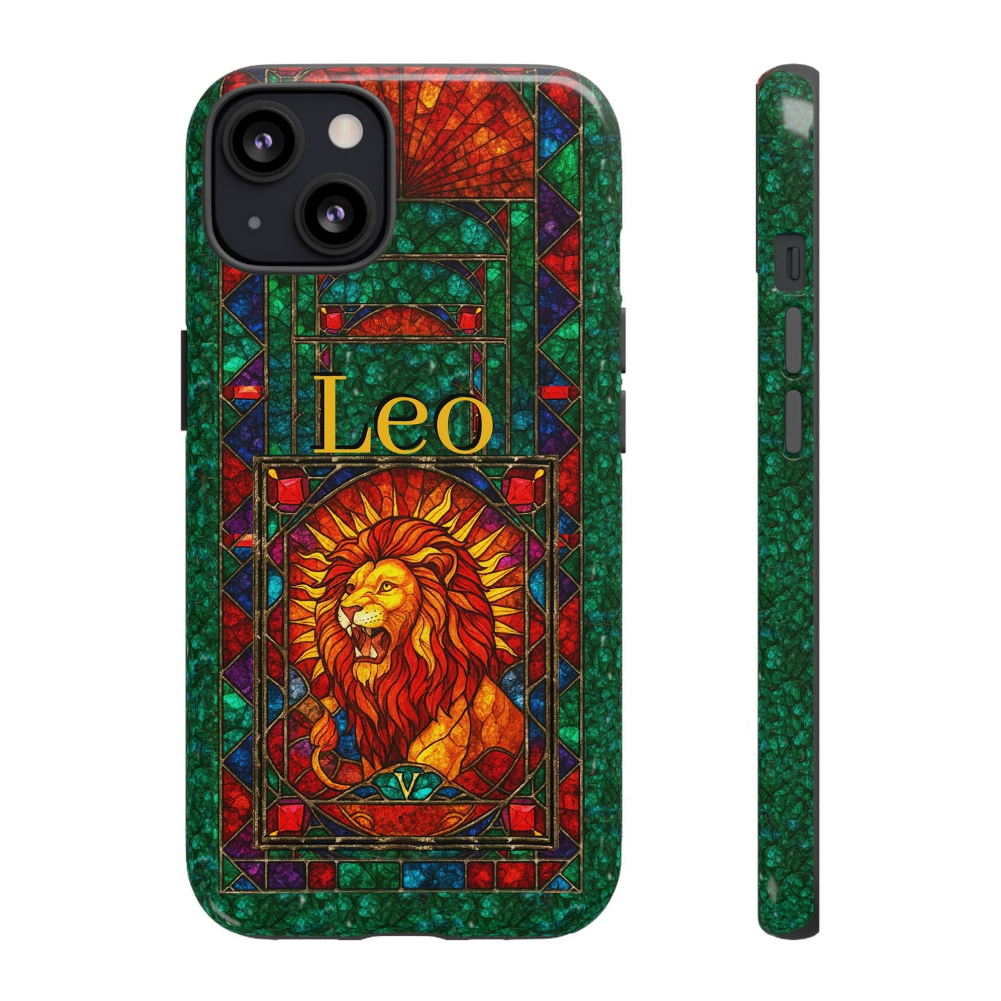 Leo Zodiac Stained Glass - Arty Phone Case