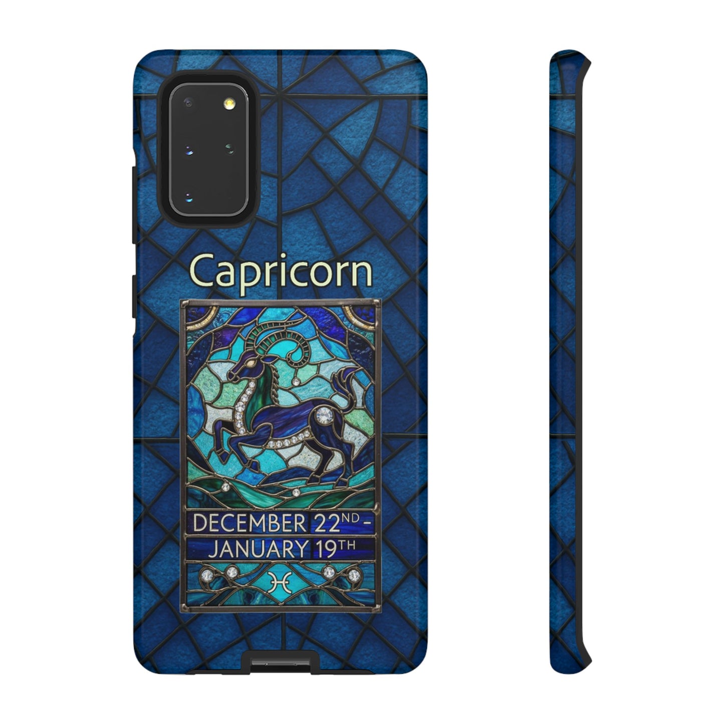 Capricorn Zodiac Stained - Arty Phone Case