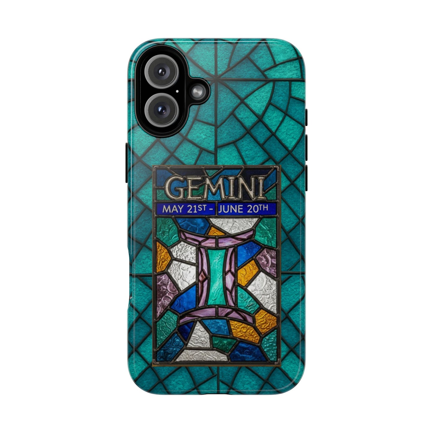 Gemini Zodiac Stained Glass - Arty Phone Case