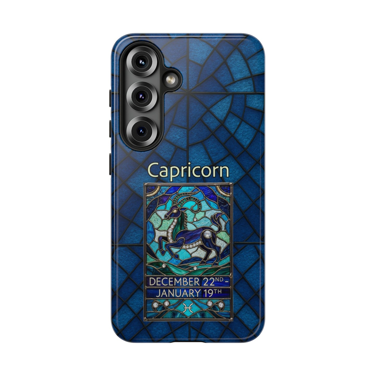 Capricorn Zodiac Stained - Arty Phone Case