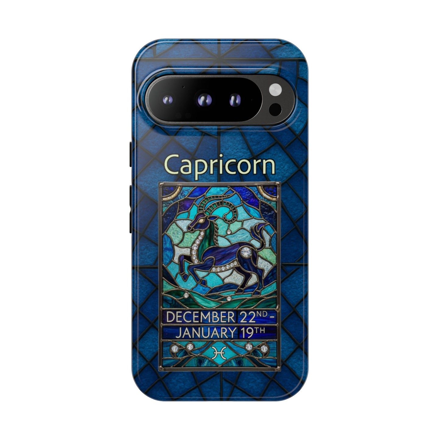 Capricorn Zodiac Stained - Arty Phone Case