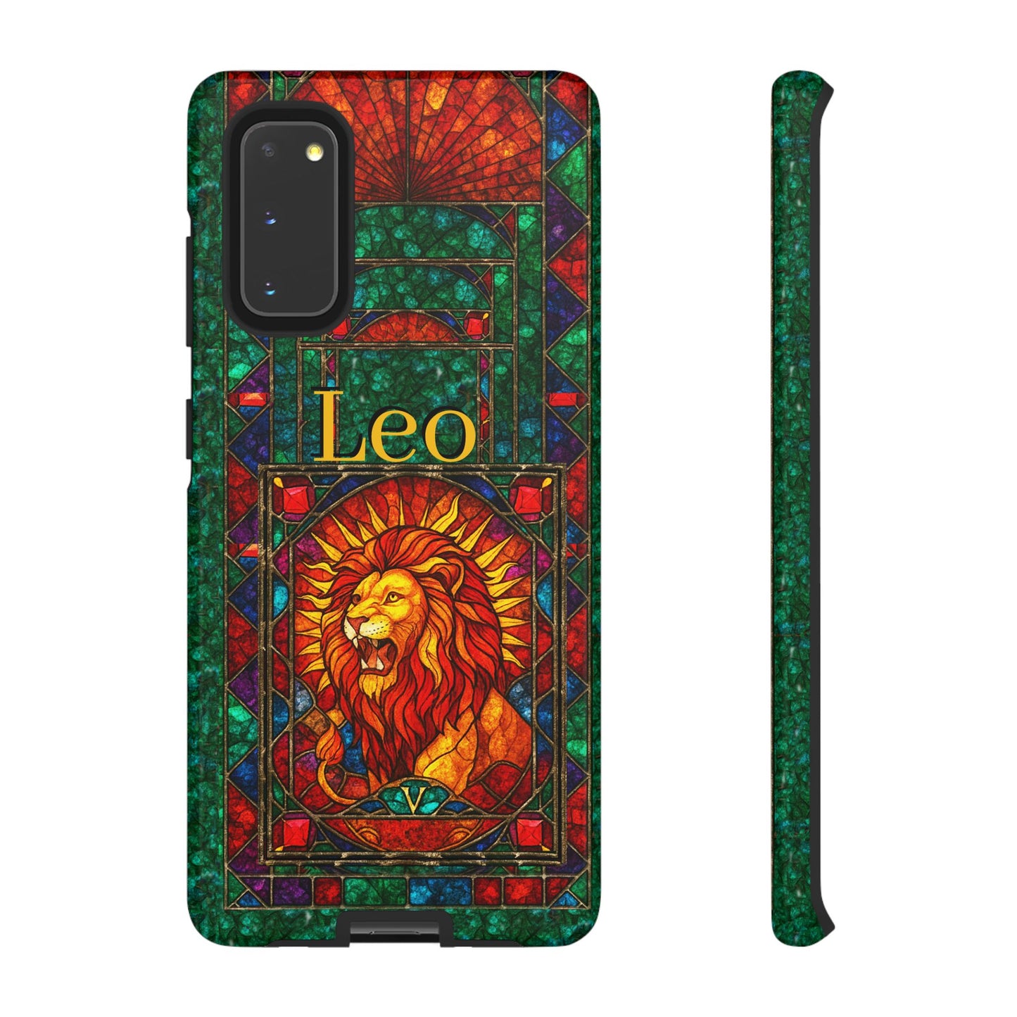 Leo Zodiac Stained Glass - Arty Phone Case