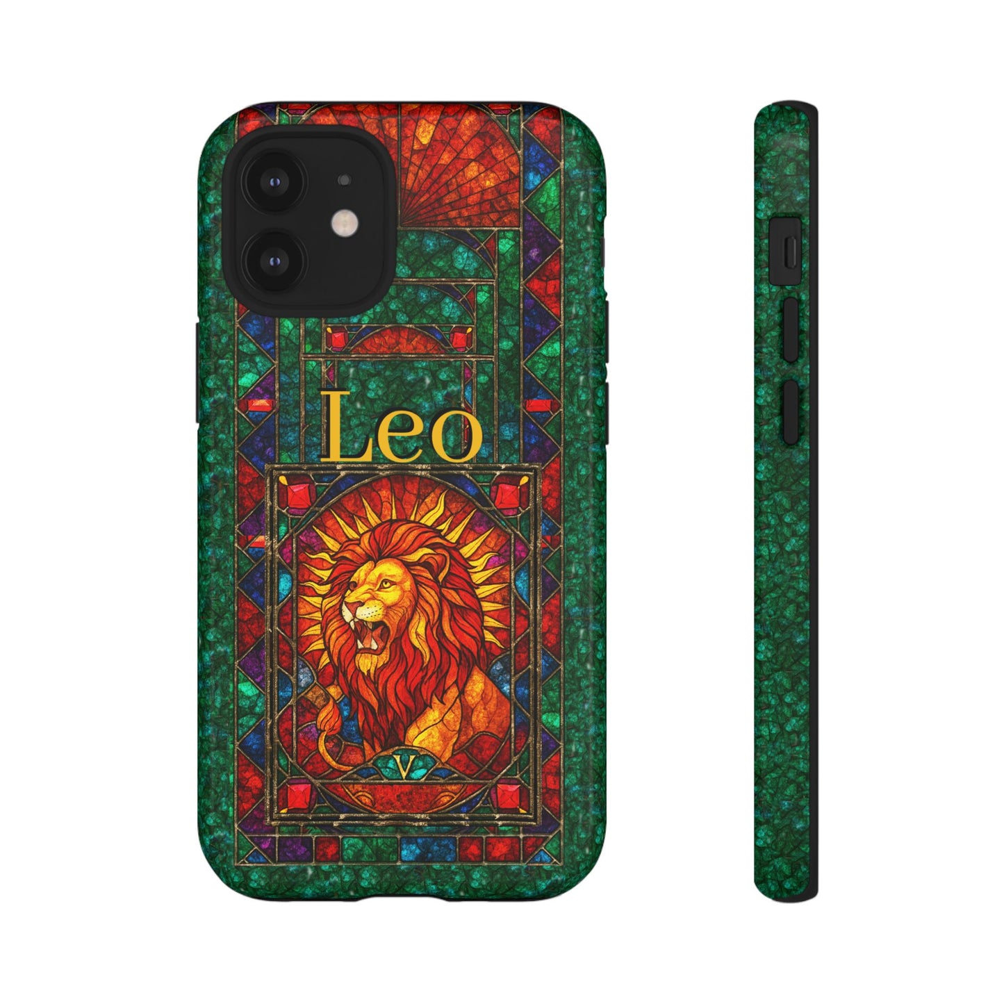 Leo Zodiac Stained Glass - Arty Phone Case