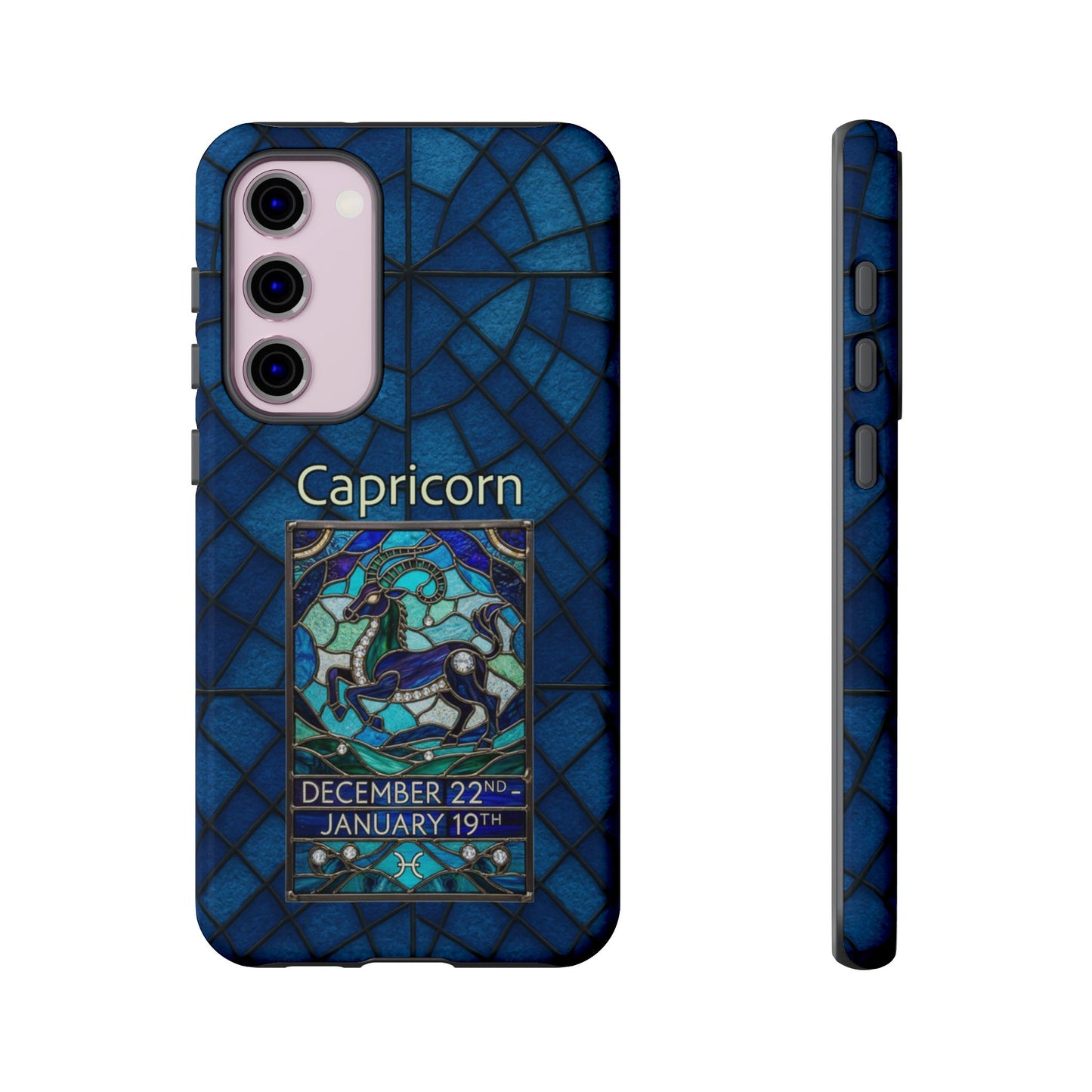 Capricorn Zodiac Stained - Arty Phone Case