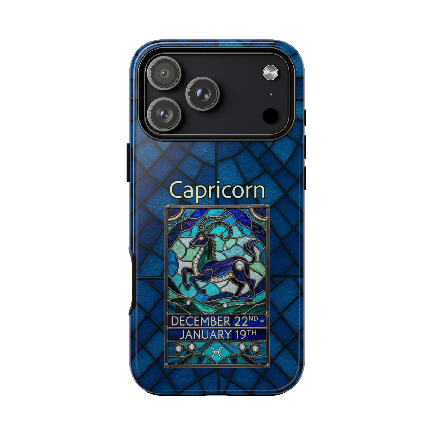 Capricorn Zodiac Stained - Arty Phone Case