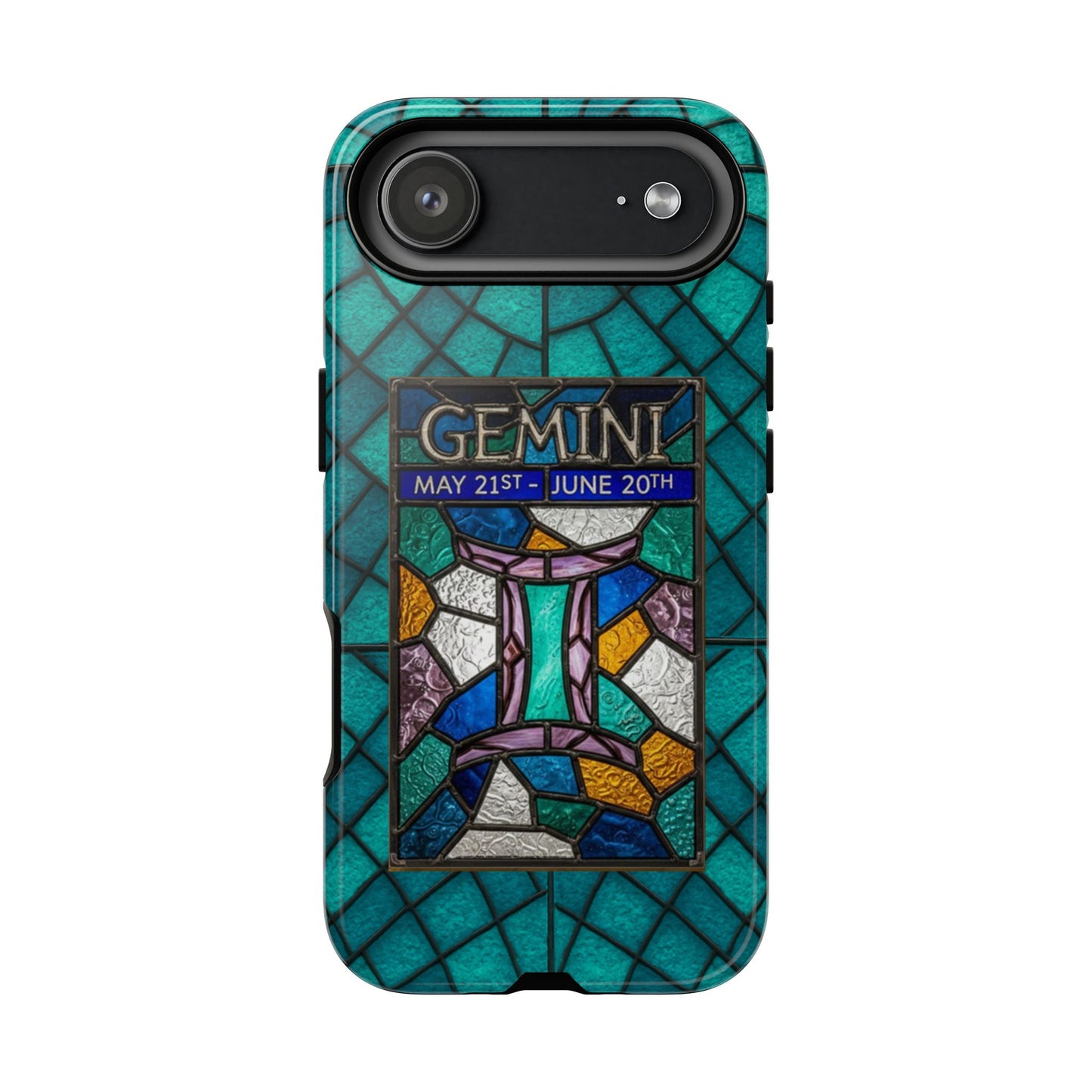 Gemini Zodiac Stained Glass - Arty Phone Case