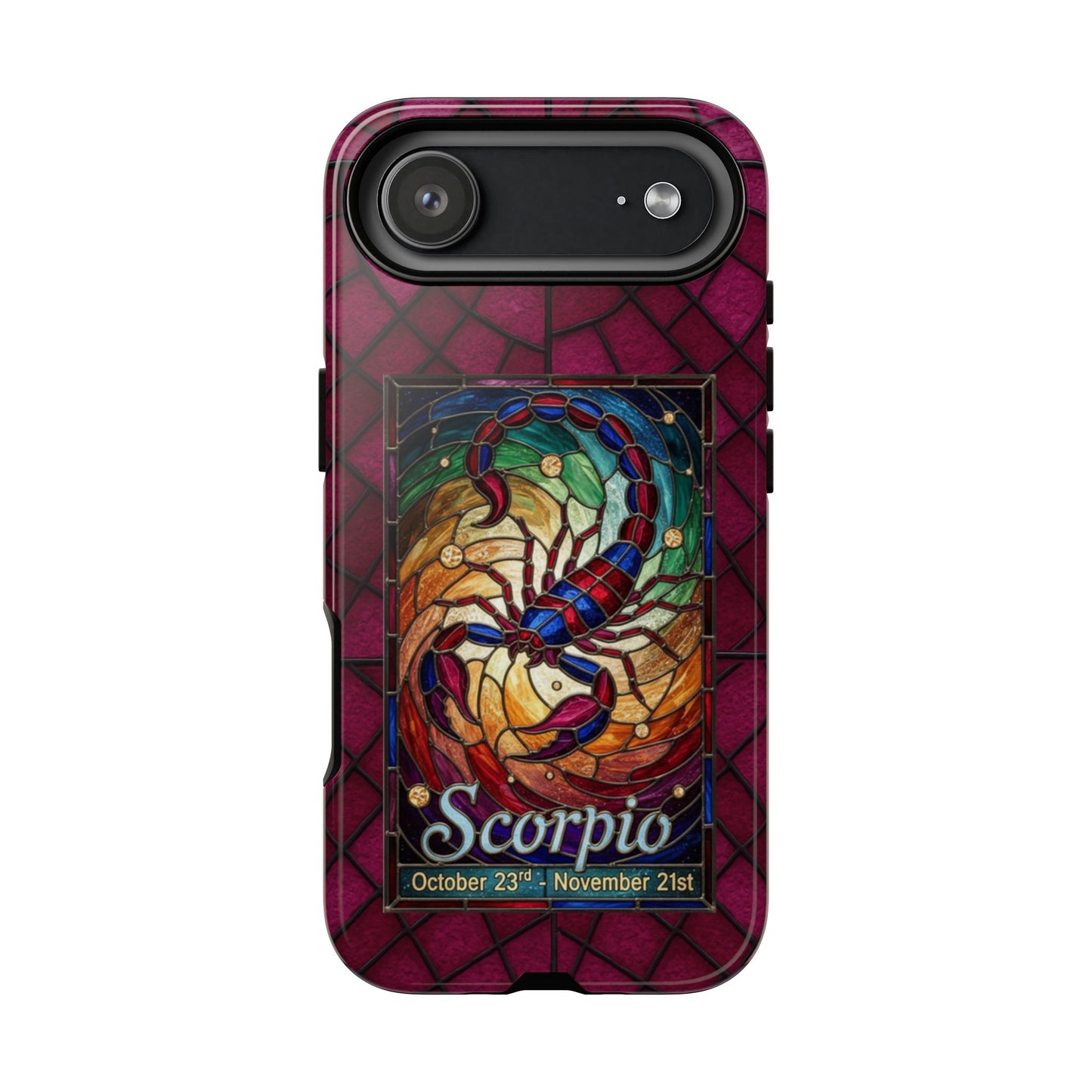 Scorpio Zodiac Stained Glass - Arty Phone Case