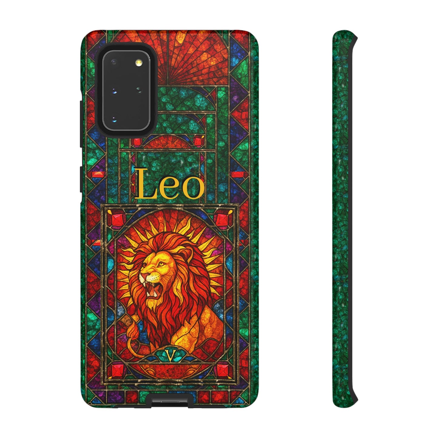 Leo Zodiac Stained Glass - Arty Phone Case