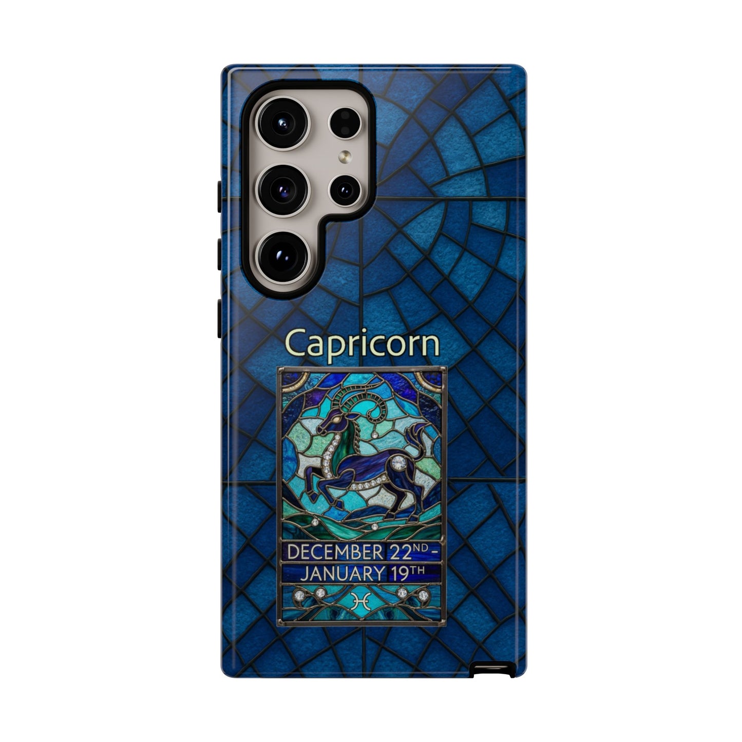Capricorn Zodiac Stained - Arty Phone Case