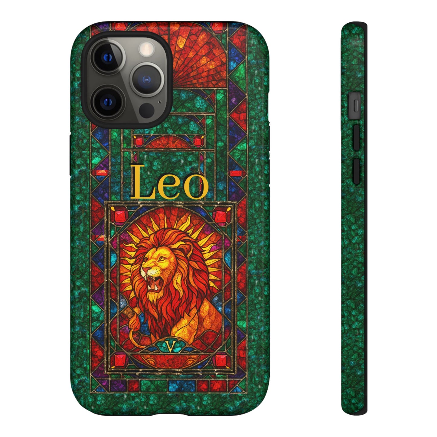 Leo Zodiac Stained Glass - Arty Phone Case