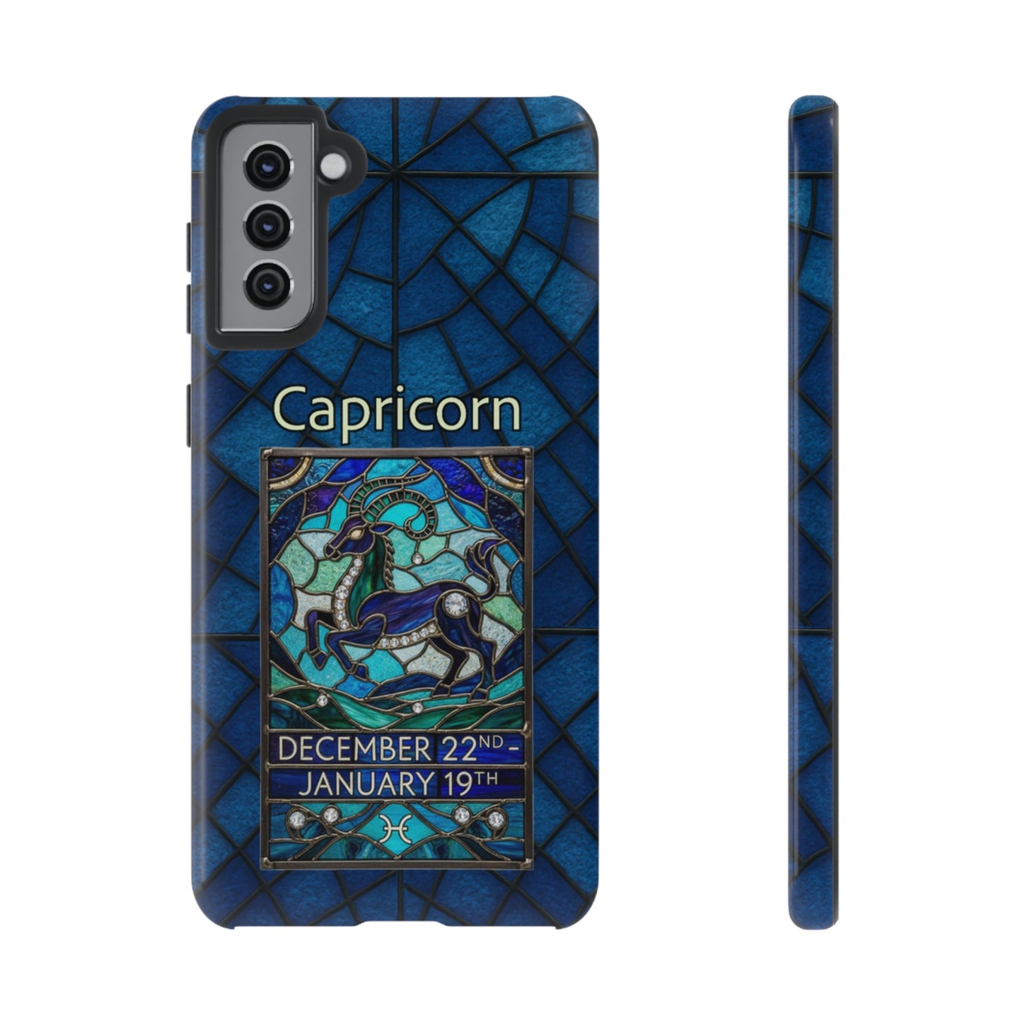 Capricorn Zodiac Stained - Arty Phone Case