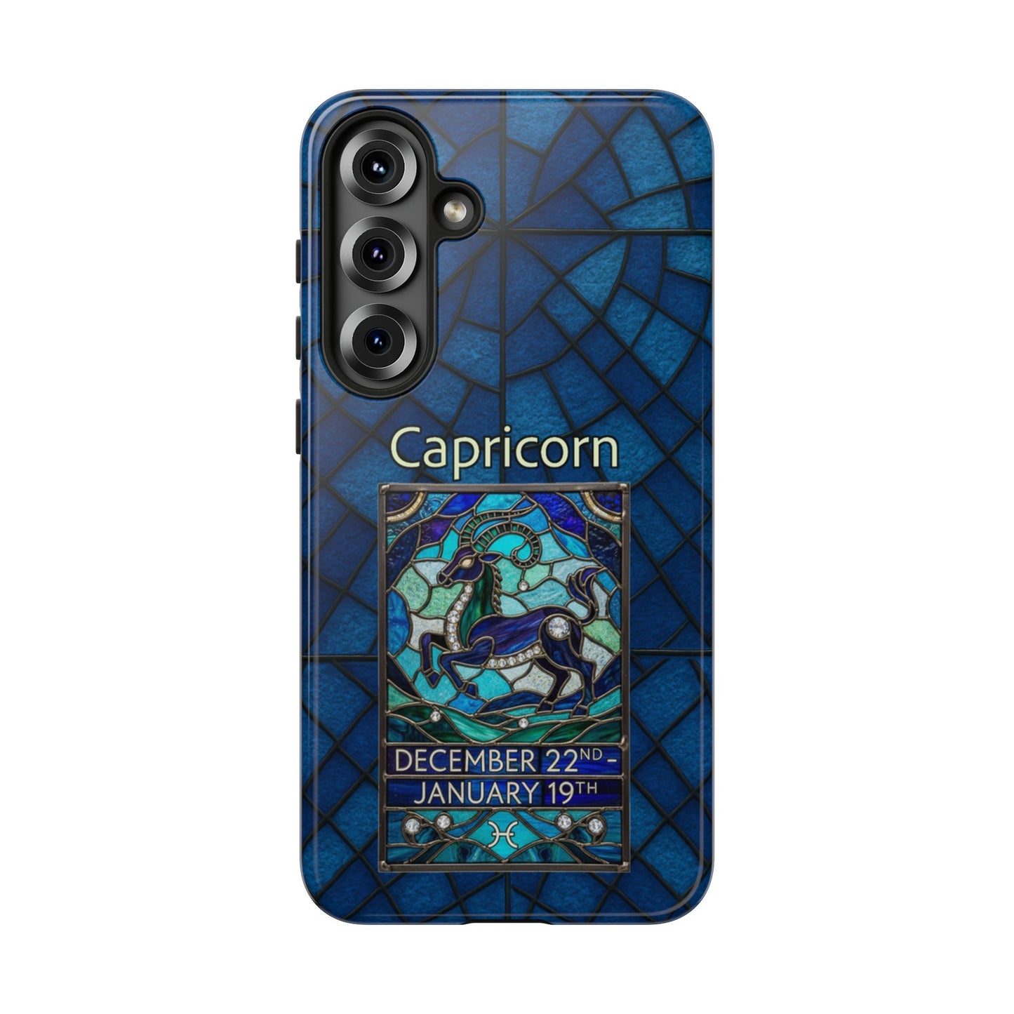 Capricorn Zodiac Stained - Arty Phone Case