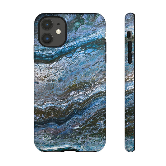 Blue Waves - Arty Tough Case iPhone