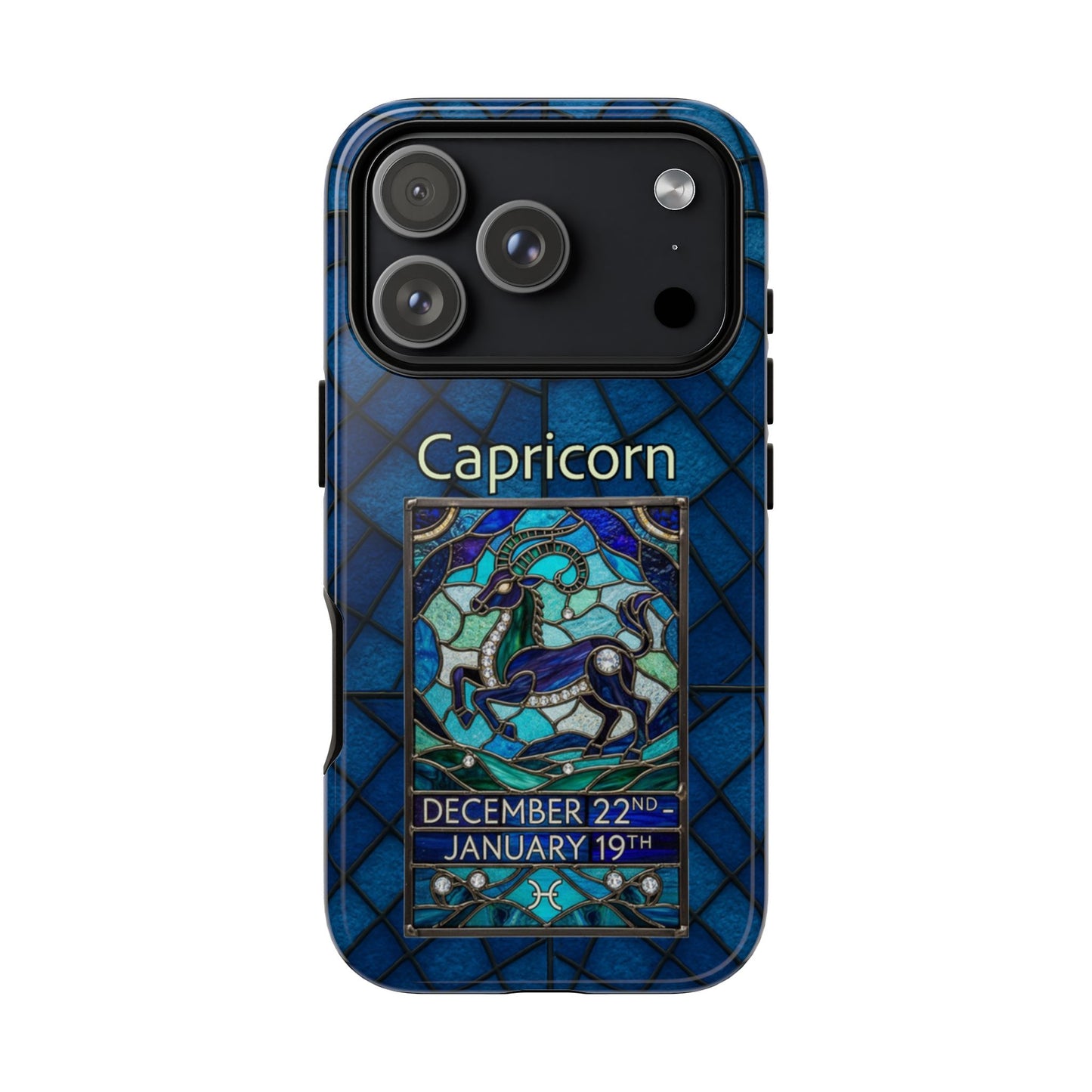 Capricorn Zodiac Stained - Arty Phone Case
