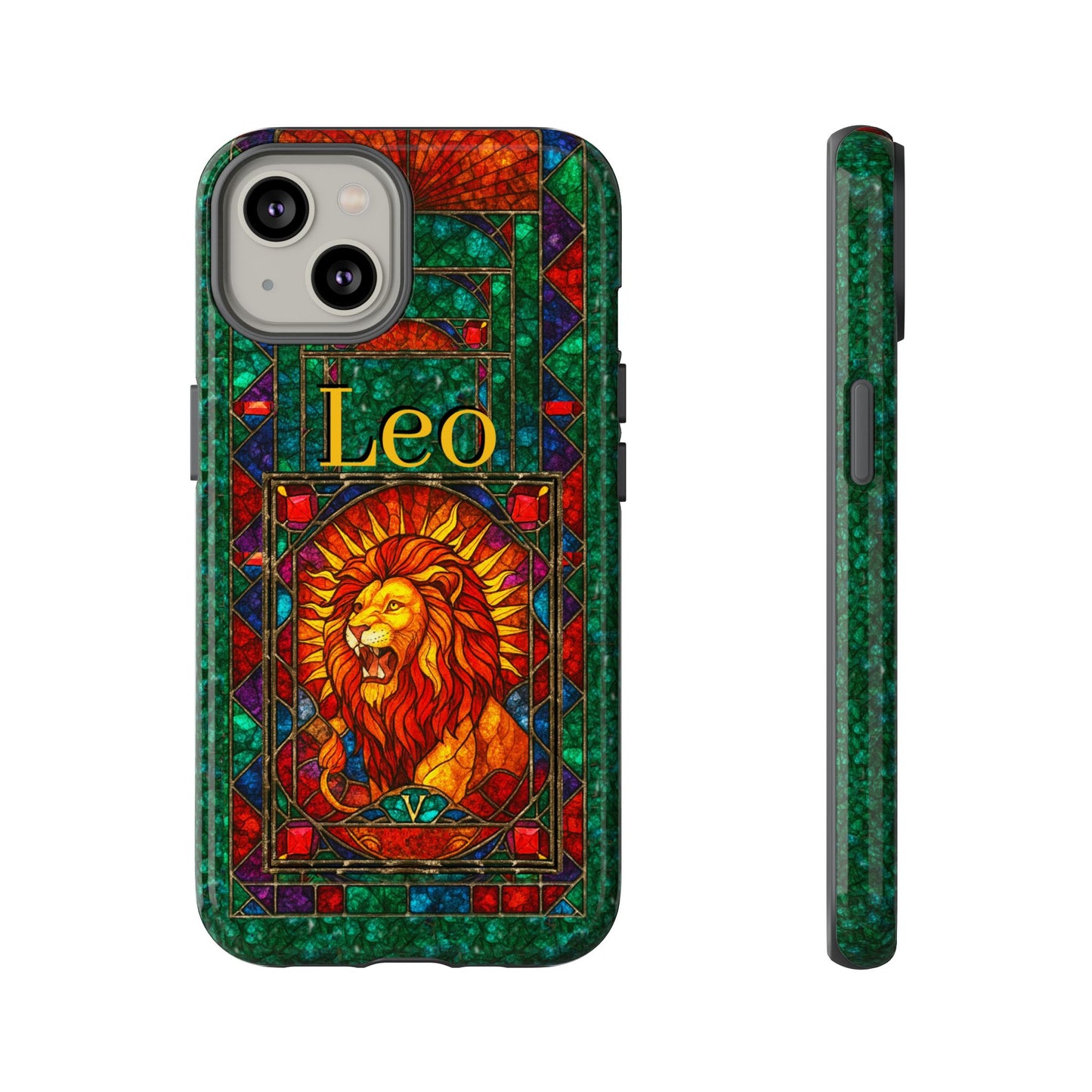 Leo Zodiac Stained Glass - Arty Phone Case